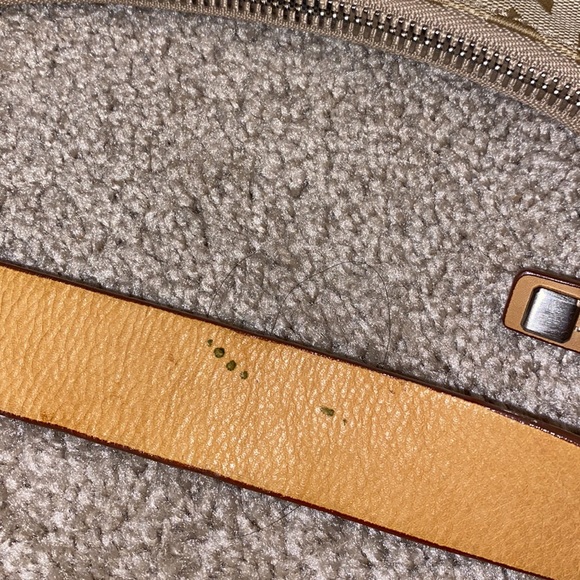 Michael Kors Vintage Tan Canvas & Leather Hobo Bag - Picture 5 of 12